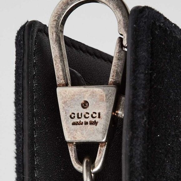 Gucci Black Velvet and Crystal Dionysus Super Mini Chain Bag - Picture 4 of 11